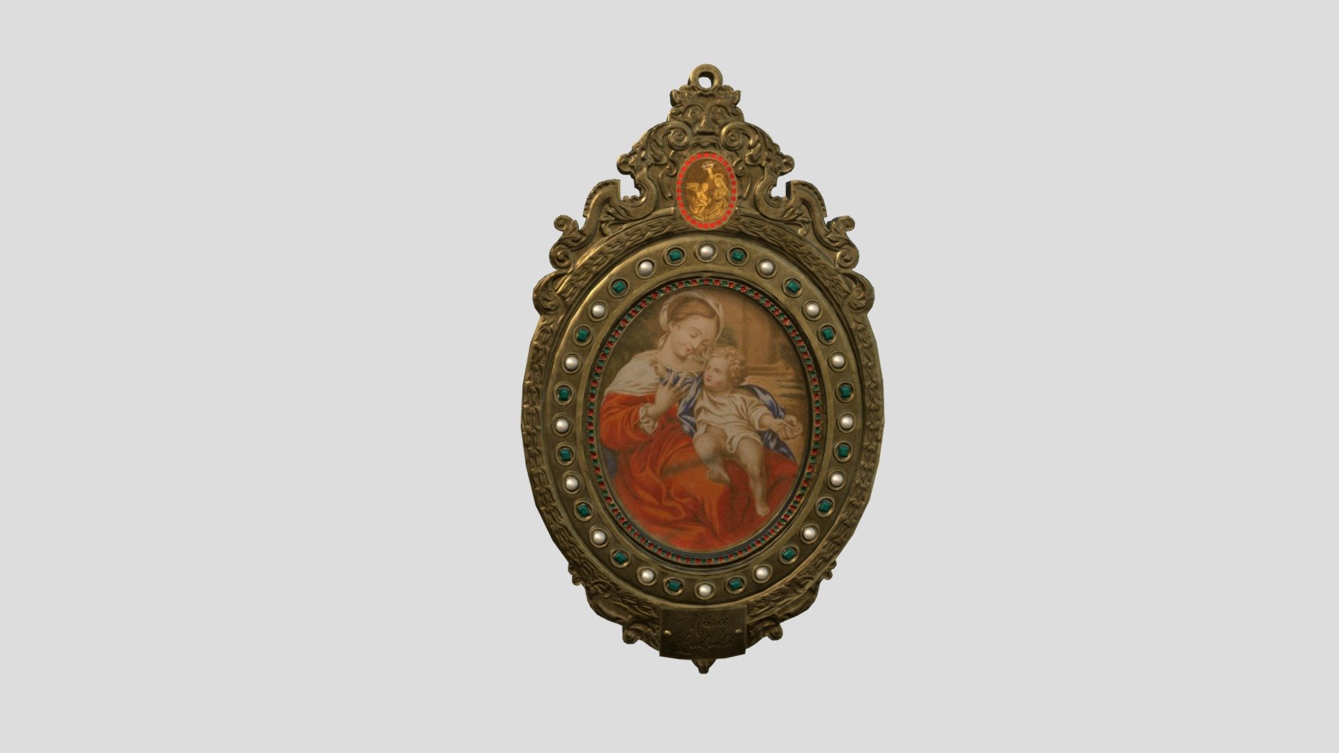 miniatura "Madonna z dzieciątkiem"