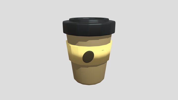 COFFEE CUP LOW POLY