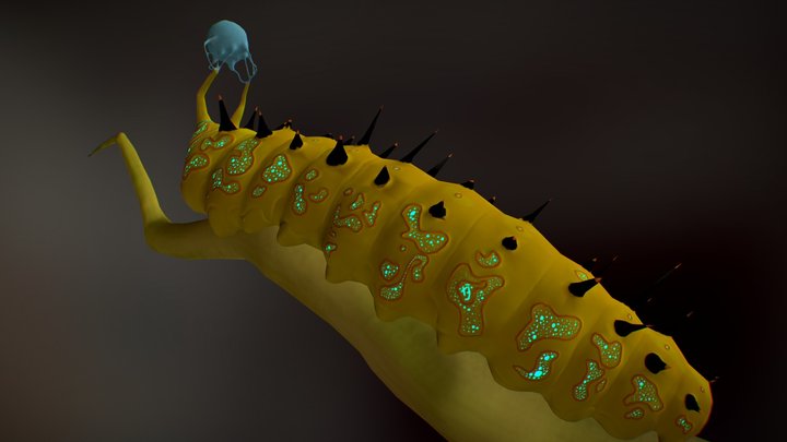 Deep depth caterpillar 3D Model