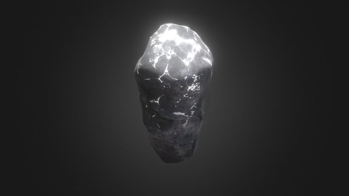 Large Meteor (Firestorm) 3D Model