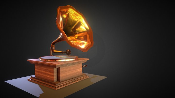 Phonograph-v2 3D Model