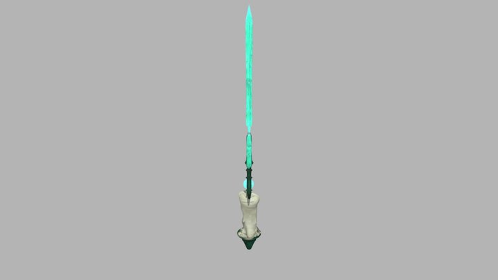 Ghostly Sword 3D Model