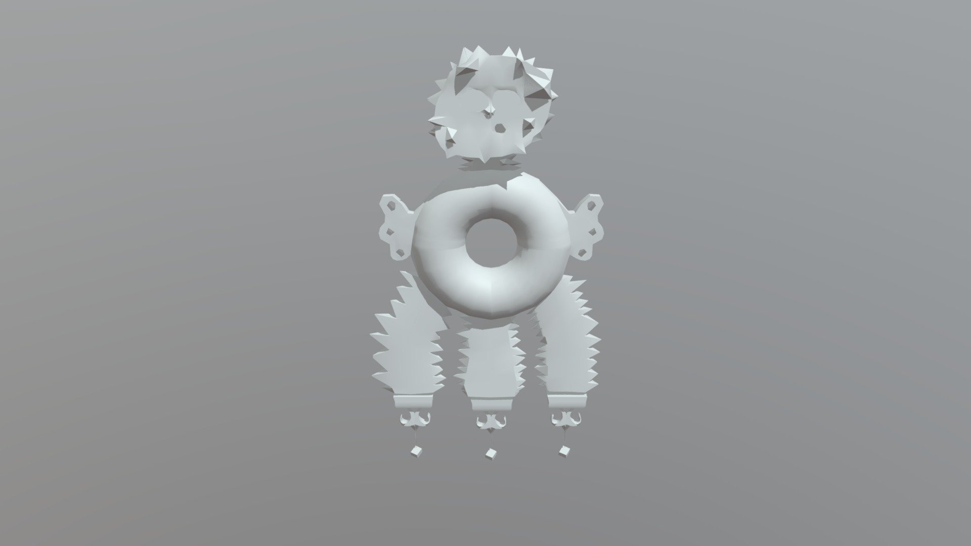 The Puffer Fish Alien model