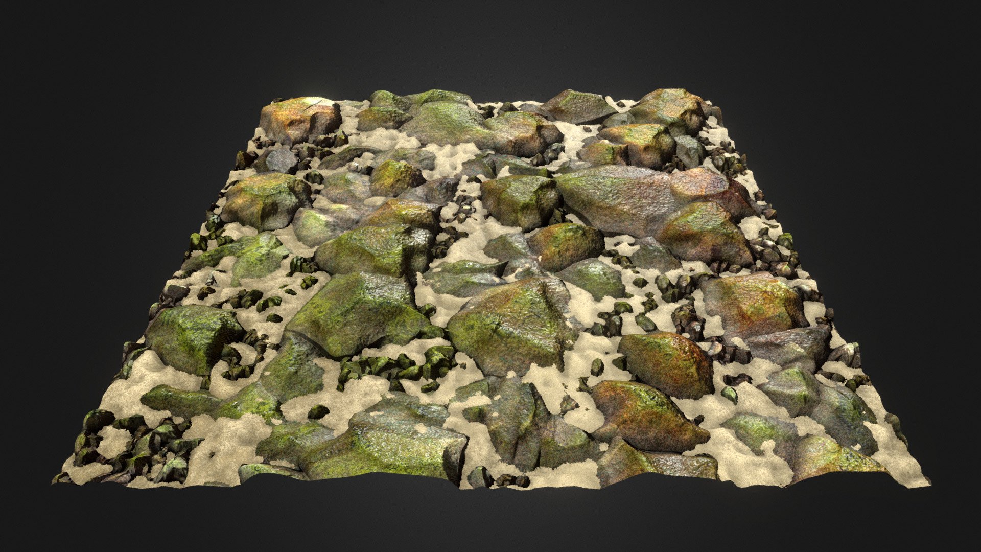 Riverbed Substance - 3D model by Vinceee09 [746eba1] - Sketchfab