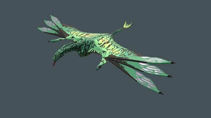 Ikran Flying 3D Model