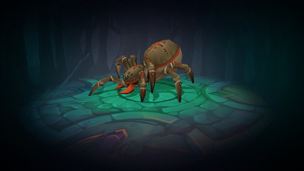 Spider animated character
