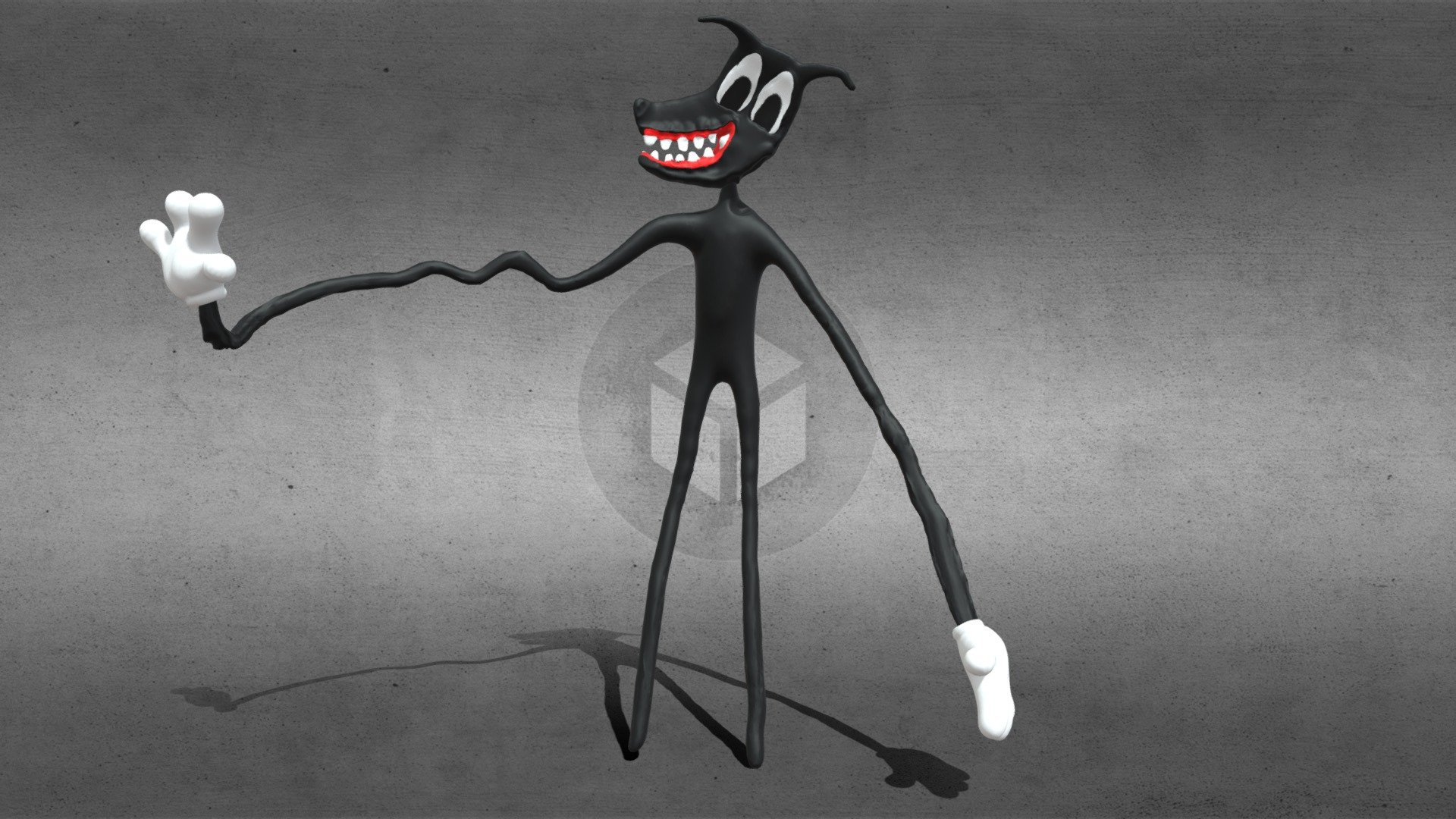 Cartoon Dog Model by Edward Johnson