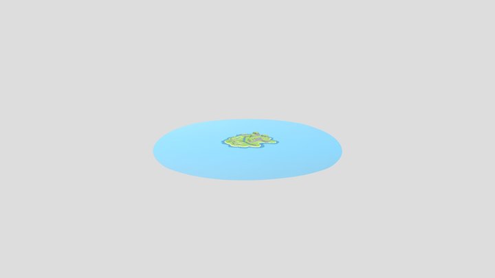 Low Poly Landscape 3D Model