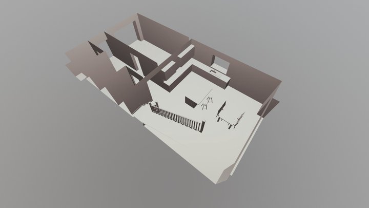 Family house - ground floor progress 3D Model