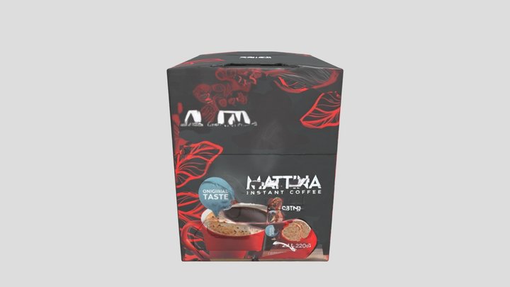 Coffee Packaging Design 3D Model