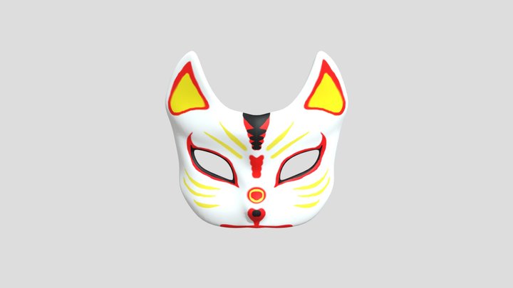 Neko Mask 3D Model