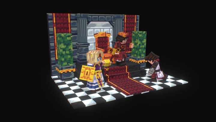Throne Room 3D Model