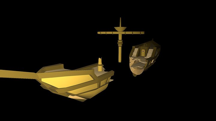 ship wreck full 3D Model