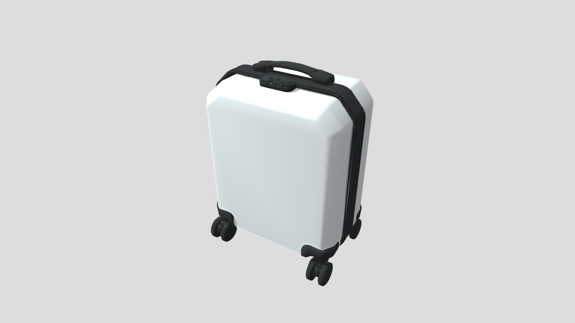 Small White Carry-On | Crafted by jerovdl - 3D model by Jerovdl ...