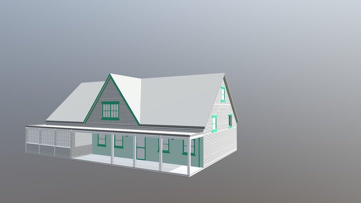Erskine House Alaska 3D Model
