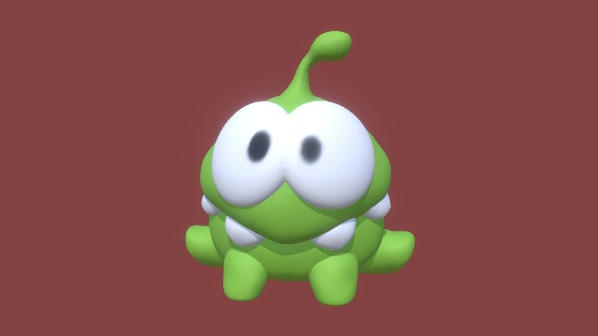 Om Nom - Cut The Rope Model - Download Free 3D model by Fatin ...