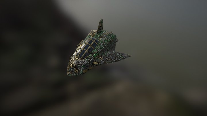TP4_SpaceShip 3D Model