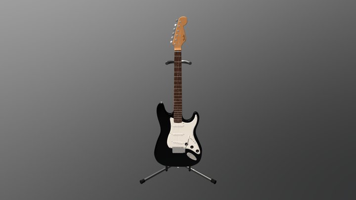 Fender Guitar 3D Model
