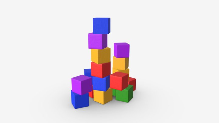 colored cubes