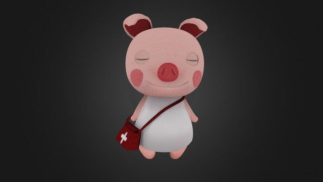 Pig 3D Model