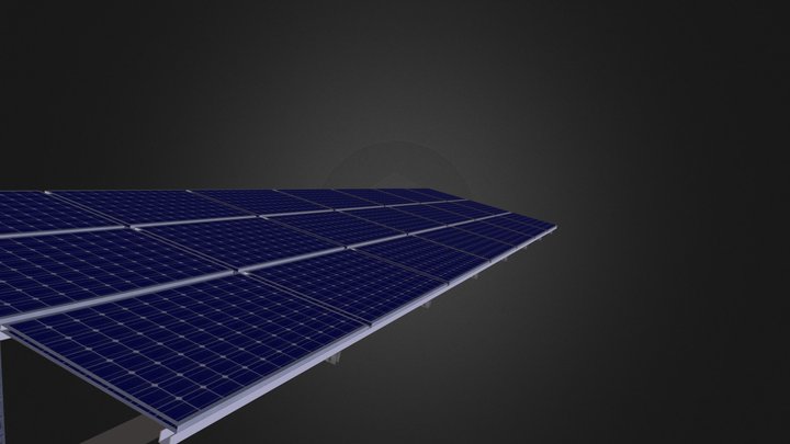 Solar Panels 3D Model