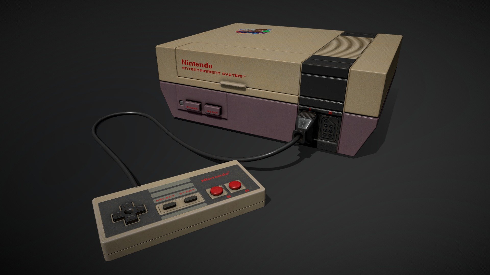 Nintendo Low Poly 3D model 3D model by Vittorio3D [7476efe] Sketchfab