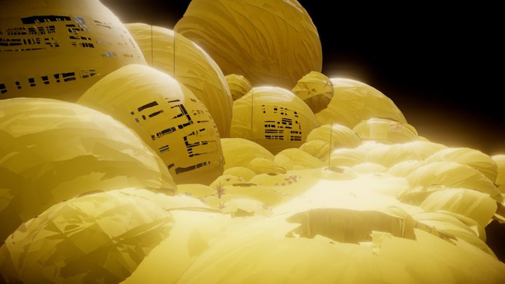Tilt Brush / Gravity Sketch: "Lonely Planet"