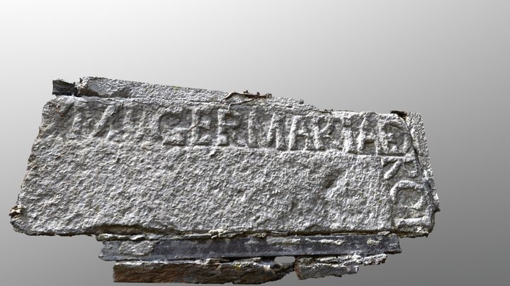 Dintel con inscripción 3D Model