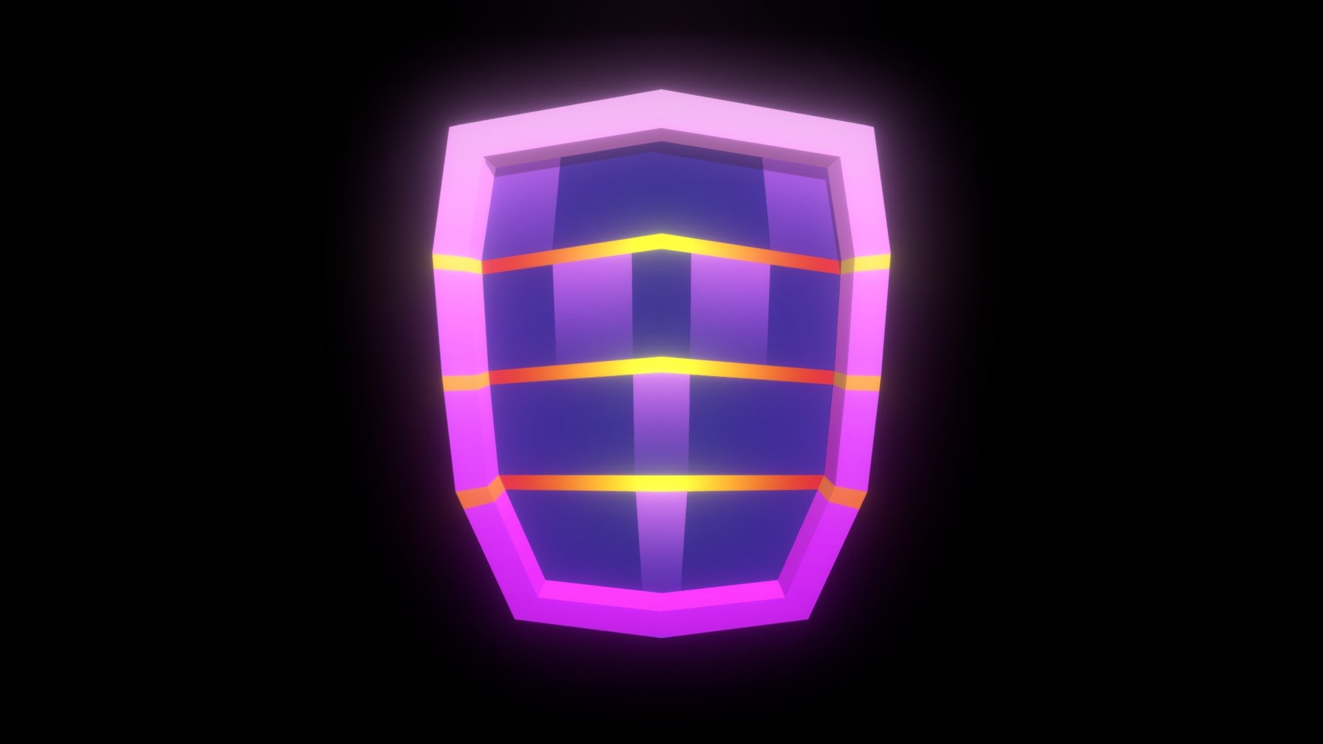 A low Poly Crystal SHIELD