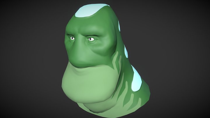 Xephoris - Alien Head 3D Model