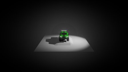 Camioneta Monster 3D Model