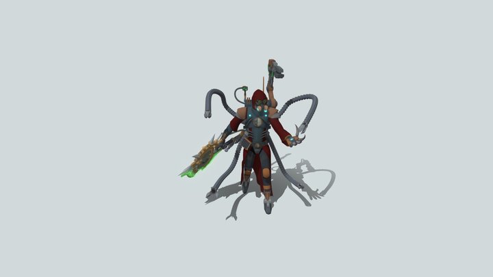 Draft Techpriest [Coursework XYZ school] 3D Model