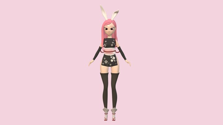 Elin bunny 3D Model