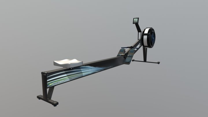 Concept 2 Rower 3D Model