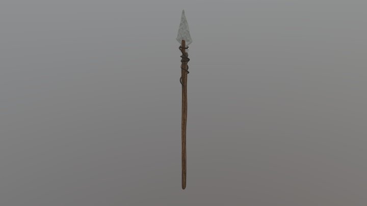 Neolithic Spear 3D Model