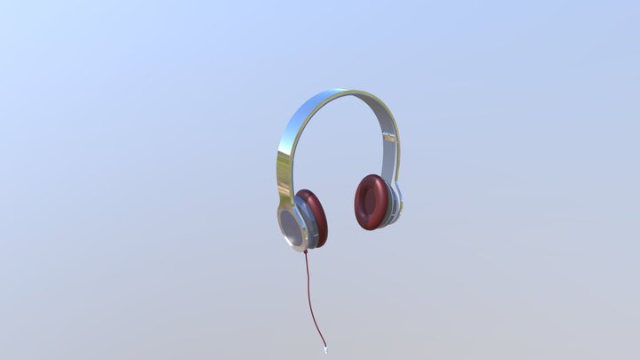 Headphones Beats Solo 3D Model