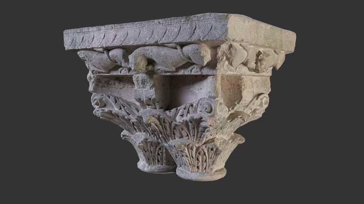 Moissac / Feuilles d’acanthe 3D Model