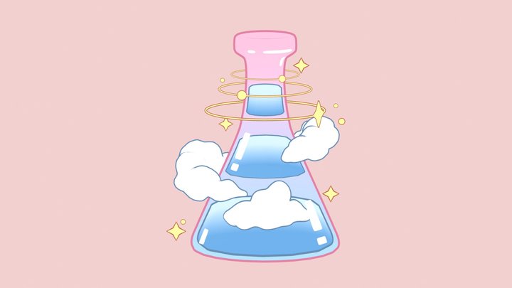 Magic Cloud Potion (ﾉ>ω<)ﾉ :｡･:*:･ﾟ’★,｡･:*:･ﾟ’☆ 3D Model