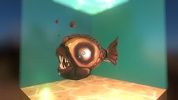 piranha 3D Model