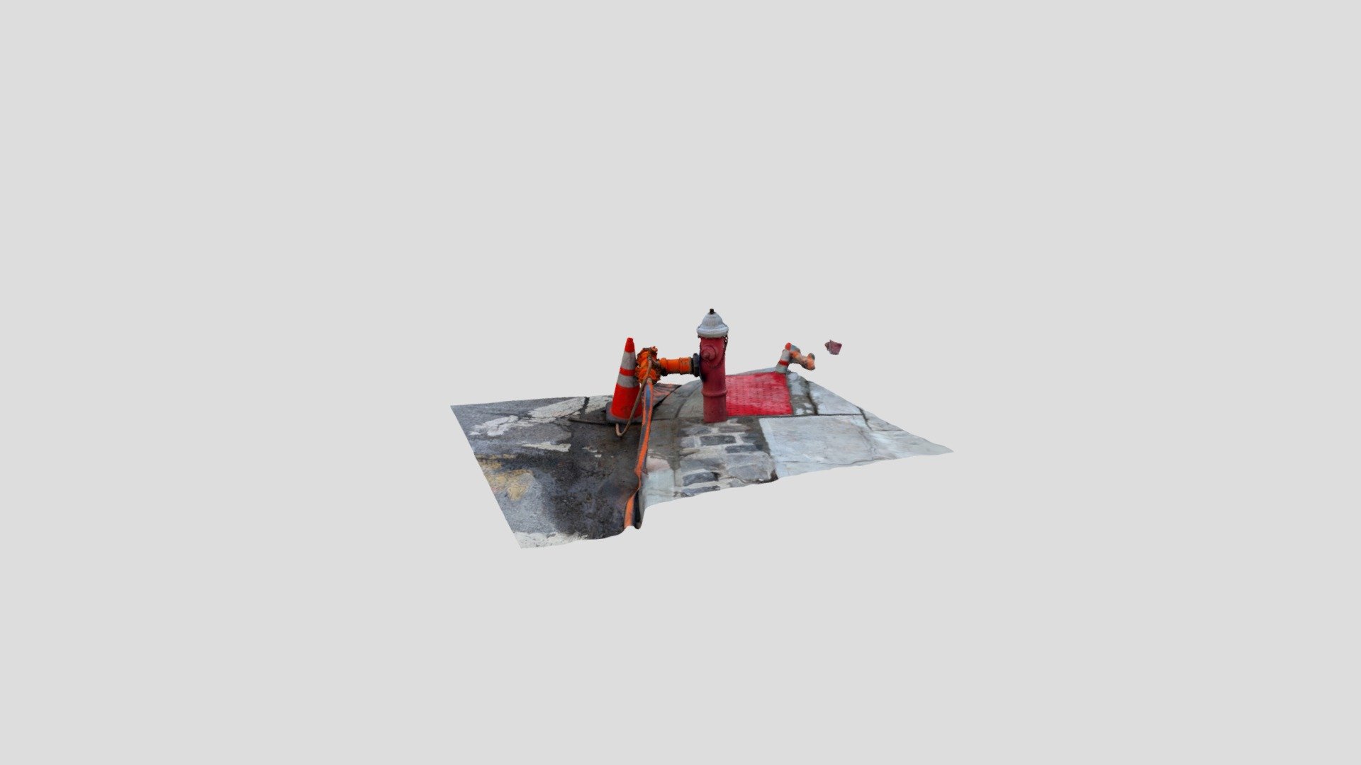 a fire hydrant all pumped up