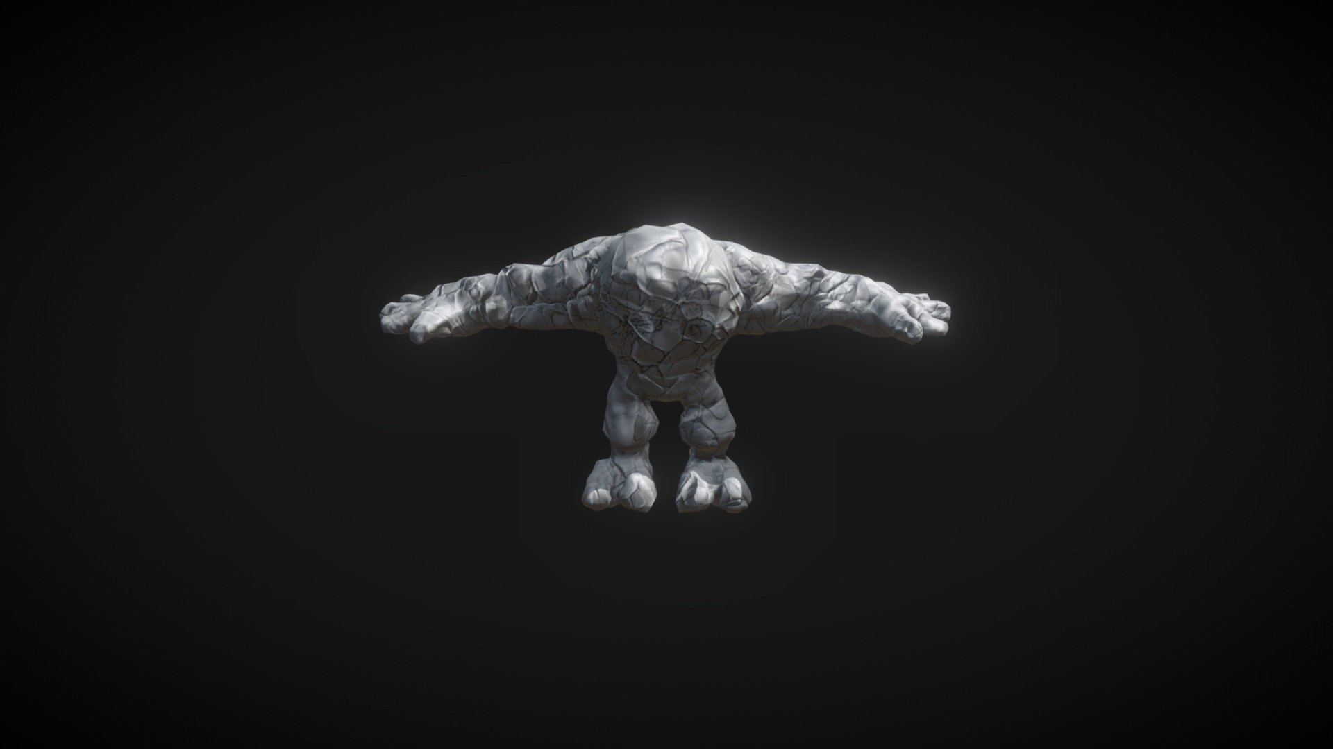 Golem Low Poly - 3D model by Hydra974 [7485604] - Sketchfab