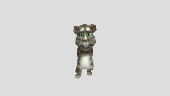 Talking Tom Cat Low Poly Model