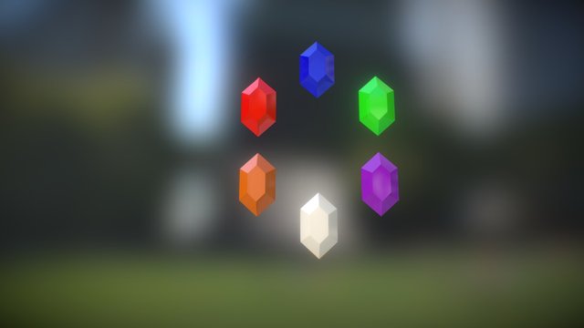 Rupees - Legend of Zelda – Free 3D Model STL