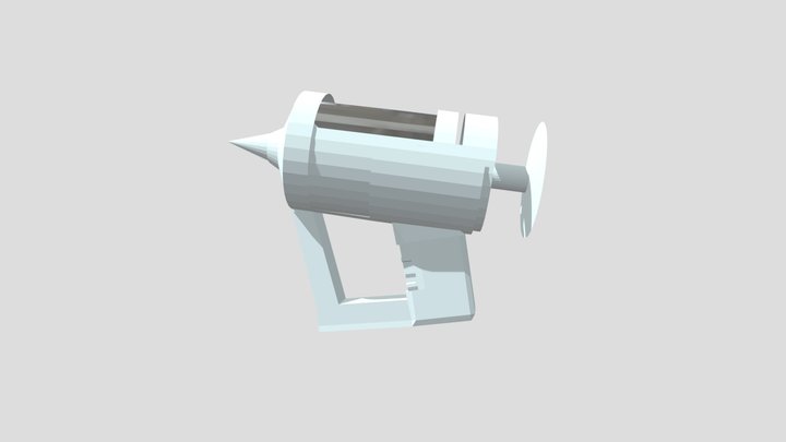 futuristic syringe 3D Model