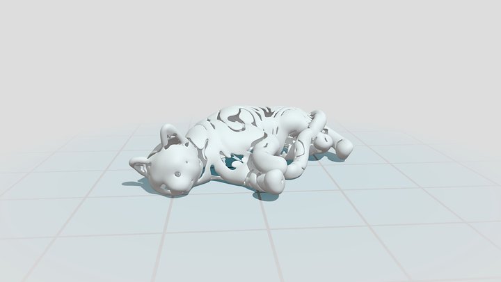 Kyoto Cat 3D Model
