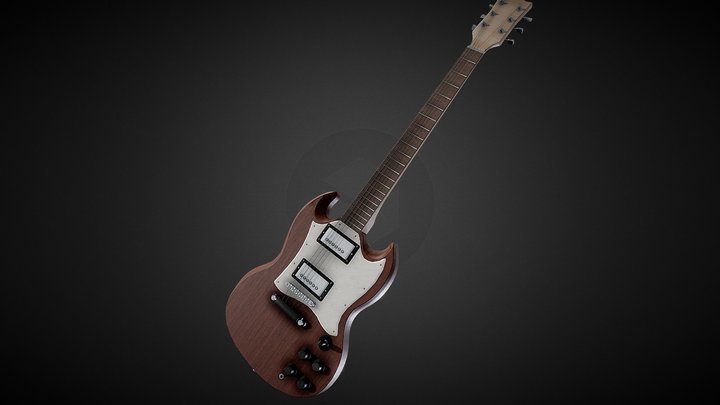 Guitar – Free 3D Model STL