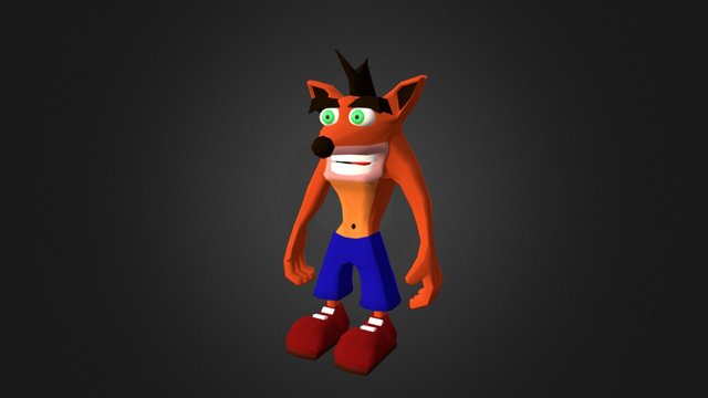 Crash Bandicoot 3D Model