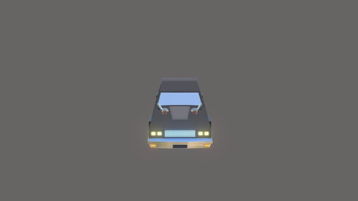Buick grand national low-poly 3D Model