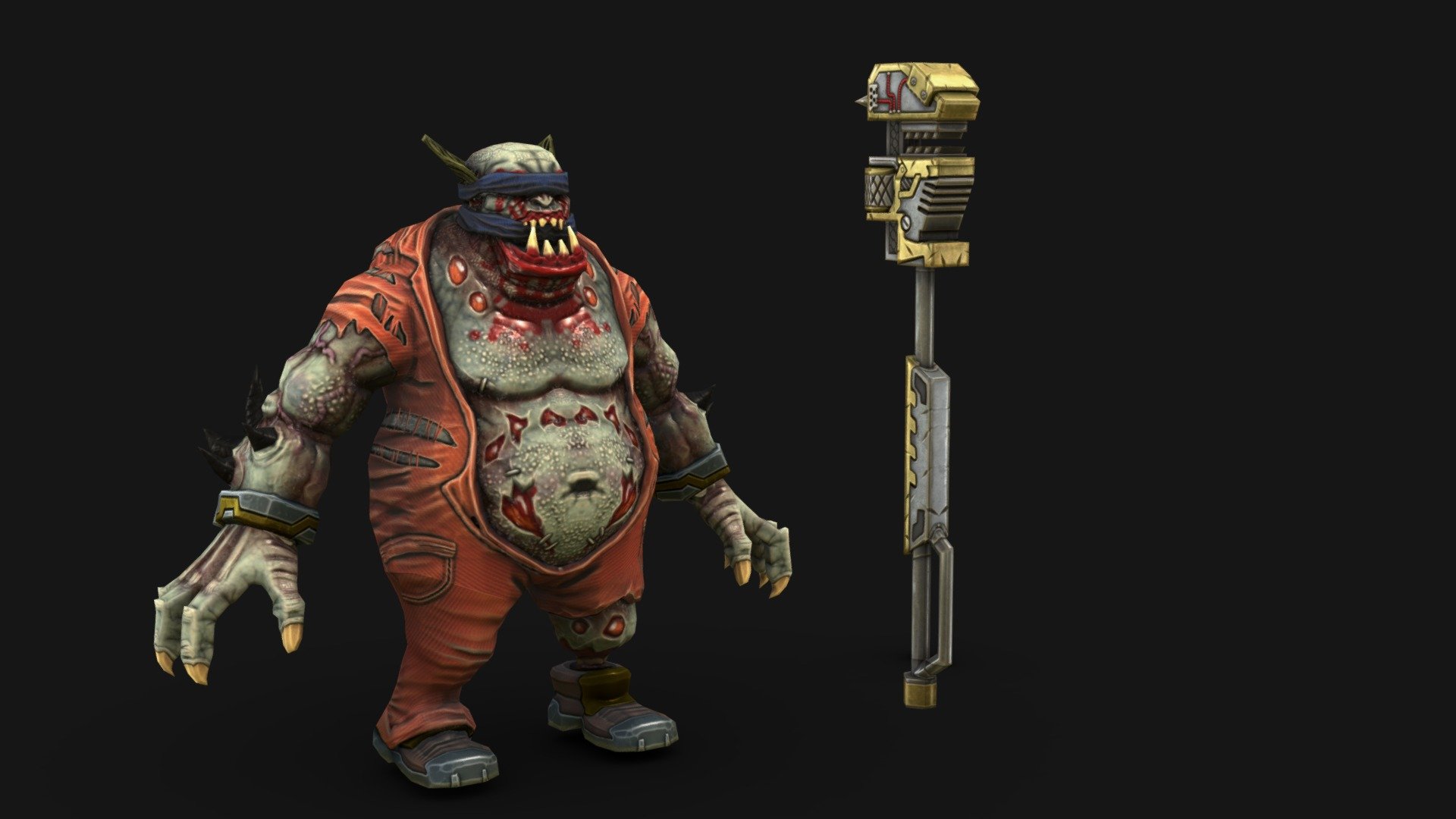 Zombie_Melee_03_s3 - 3D model by CC (@ccsf) [748aa5f] - Sketchfab