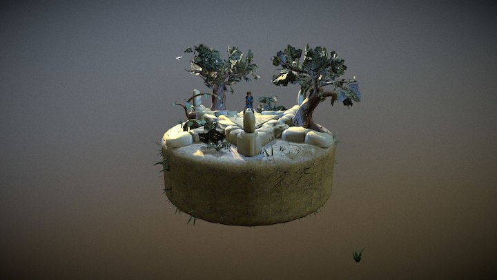 Link Pulling The Master Sword 3D Model